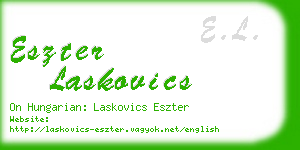 eszter laskovics business card